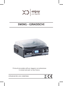 Manuale XD XDEMTB064 Giradischi