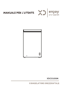 Manuale XD XDCO100M Congelatore
