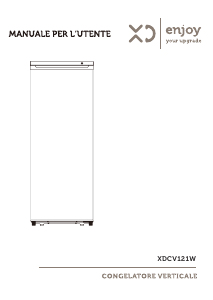 Manuale XD XDCV121W Congelatore