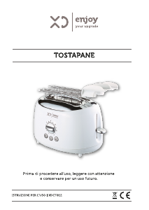 Manuale XD XDCT812 Tostapane