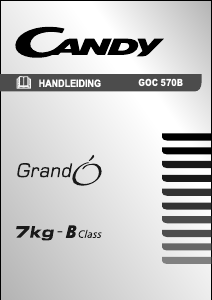 Handleiding Candy GOC 570 B-S Wasdroger