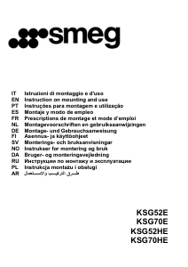 Manuale Smeg KSG52E Cappa da cucina