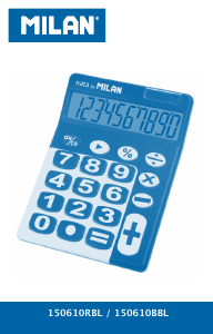 Manual Milan 150610DBRBL Calculator