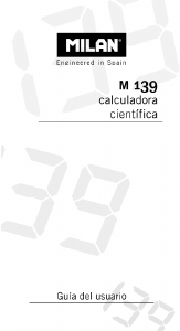 Manuale Milan 159010KBL Calcolatrice