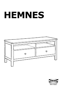 Vadovas IKEA HEMNES (110x47x57) Televizoriaus suoliukas