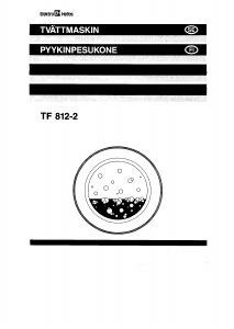 Käyttöohje ElektroHelios TF812-2 Pesukone