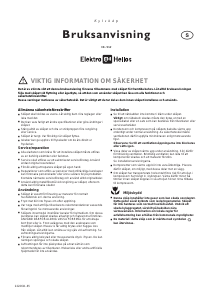 Bruksanvisning ElektroHelios KB1450 Kylskåp
