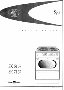 Bruksanvisning ElektroHelios SK7167 Spis