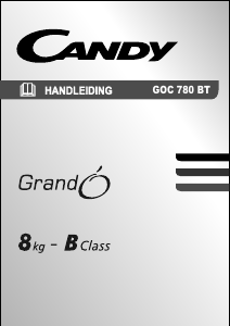 Handleiding Candy GOC 780 BT-S Wasdroger