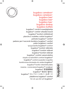 Manual de uso Bugaboo Comfort Tablero del cochecito