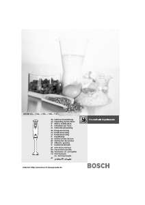 Kullanım kılavuzu Bosch MSM67PE El blenderi