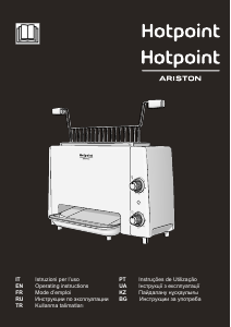 Manual Hotpoint-Ariston VG 120 GHX0 Torradeira