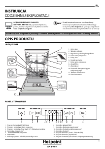 Instrukcja Hotpoint-Ariston HFO 3C21 W C Zmywarka