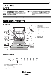 Manuale Hotpoint-Ariston HRIE 2B19 Lavastoviglie