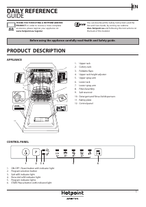 Manual Hotpoint-Ariston HSIC 2B27 FE Dishwasher