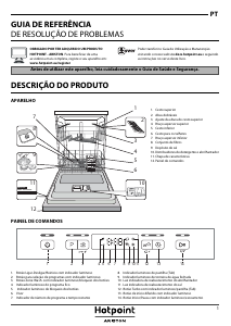 Manual Hotpoint-Ariston HFC 3C26 X Máquina de lavar louça
