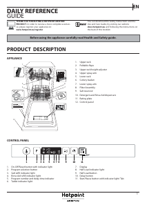 Manual Hotpoint-Ariston HSCIC 3M19 C RU Dishwasher