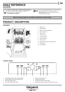 Manual Hotpoint-Ariston HSCFE 1B0 C RU Dishwasher