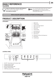 Manual Hotpoint-Ariston HSIE 2B0 C Dishwasher