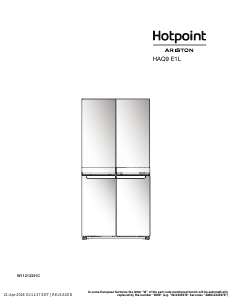 Bruksanvisning Hotpoint-Ariston HAQ9 E1L Kyl-frys