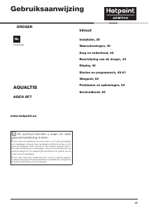 Handleiding Hotpoint-Ariston AQC9 6F7 TM1 (EU) Wasdroger