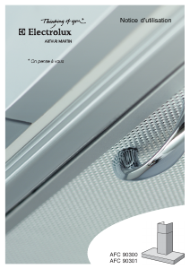 Mode d’emploi Arthur Martin-Electrolux AFC9030 Hotte aspirante
