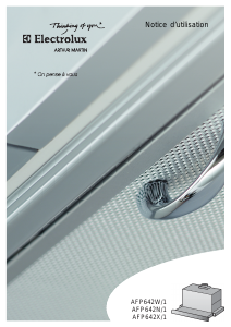 Mode d’emploi Arthur Martin-Electrolux AFP642N Hotte aspirante