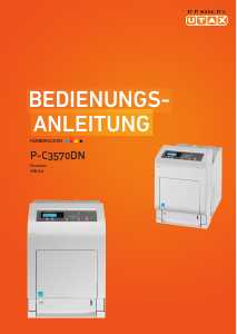 Bedienungsanleitung UTAX P-C3570DN Drucker