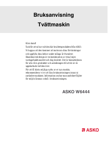 Bruksanvisning Asko W6444 Tvättmaskin
