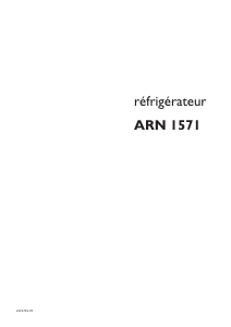 Mode d’emploi Arthur Martin-Electrolux ARN1571 Réfrigérateur