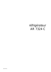 Mode d’emploi Arthur Martin-Electrolux AR7324C Réfrigérateur
