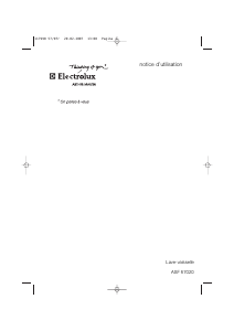 Mode d’emploi Arthur Martin-Electrolux ASF 670 Lave-vaisselle