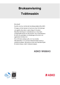 Bruksanvisning Asko W68843 Tvättmaskin