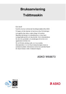 Bruksanvisning Asko W68873 Tvättmaskin