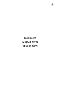 Mode d’emploi Arthur Martin-Electrolux M6844CPN Cuisinière
