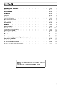 Mode d’emploi Arthur Martin-Electrolux AW 975 L Lave-linge