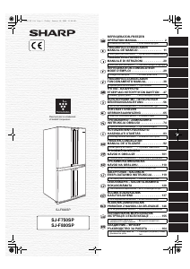 Bedienungsanleitung Sharp SJ-F800SP Kühl-gefrierkombination