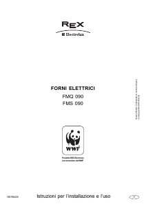 Manuale Electrolux-Rex FMQ090BE Forno