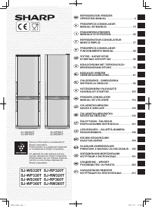Manual Sharp SJ-RM320T Combina frigorifica