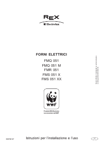 Manuale Electrolux-Rex FMS051X Forno