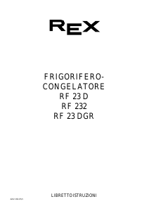 Manuale Rex FFD23 Frigorifero-congelatore