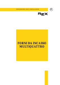 Manuale Rex FMS40X Forno
