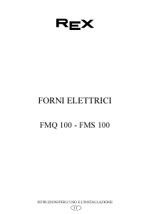 Manuale Rex FMS100XE Forno