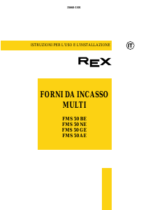 Manuale Rex FMS50GE Forno