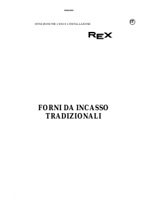 Manuale Rex FNE1N Forno