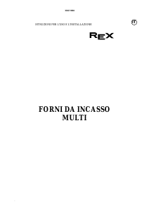 Manuale Rex FMT5GE Forno
