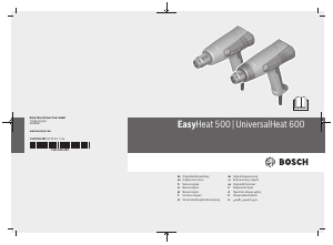 Kullanım kılavuzu Bosch UniversalHeat 600 Isı tabancası