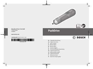 Handleiding Bosch PushDrive Schroefmachine