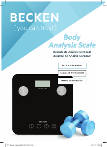 Manual Becken BAS-3057 Scale