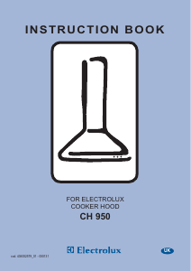 Manual Electrolux CH950X Cooker Hood